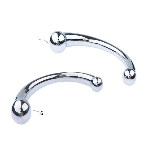 Stainless 5858 Double Elegant Hook Ended Anal Steel 0812